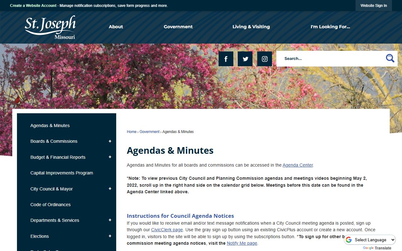 St. Joseph court website for dissolution of marriage information