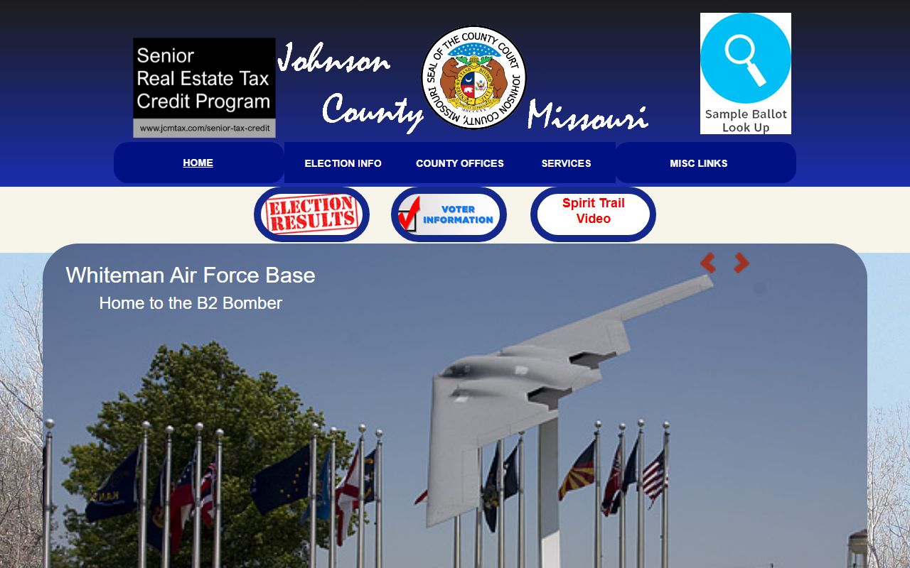 Johnson County government website for dissolution of marriage records